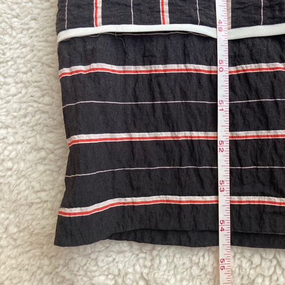 Vince Camuto Women's spaghetti strap black wide leg striped jumpsuit, Sz M - Picture 11 of 17